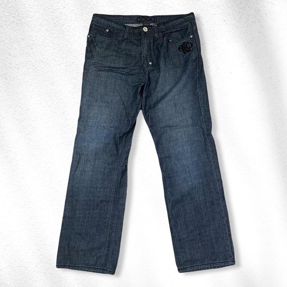 Coogi Jeans Blue Denim Jeans Embroidered Back Pocket - Picture 3 of 4